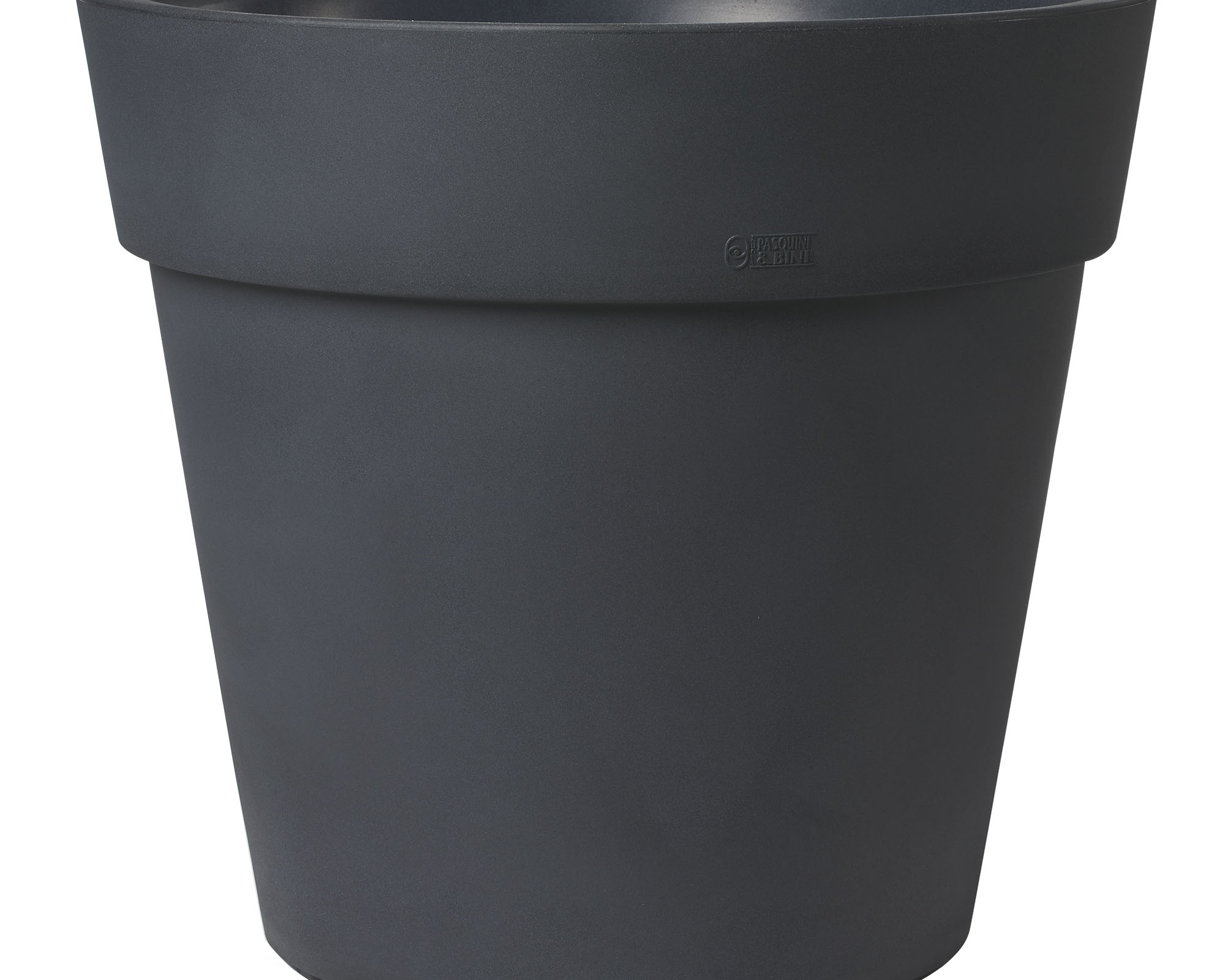 Vaso Tondo Lira Elite Antracite D50cm in Plastica - immagine 2