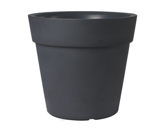 Vaso Tondo Lira Elite Antracite D50cm in Plastica