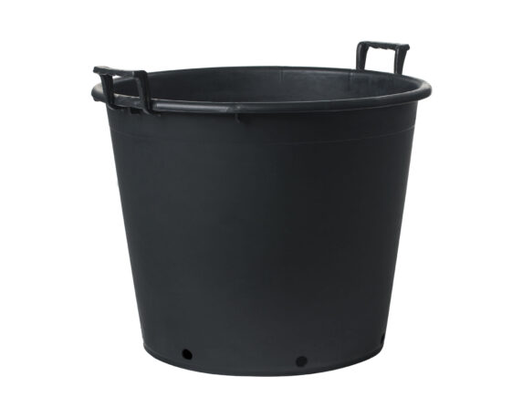 Mastello con Manico Nero da 30L 35cm in Plastica