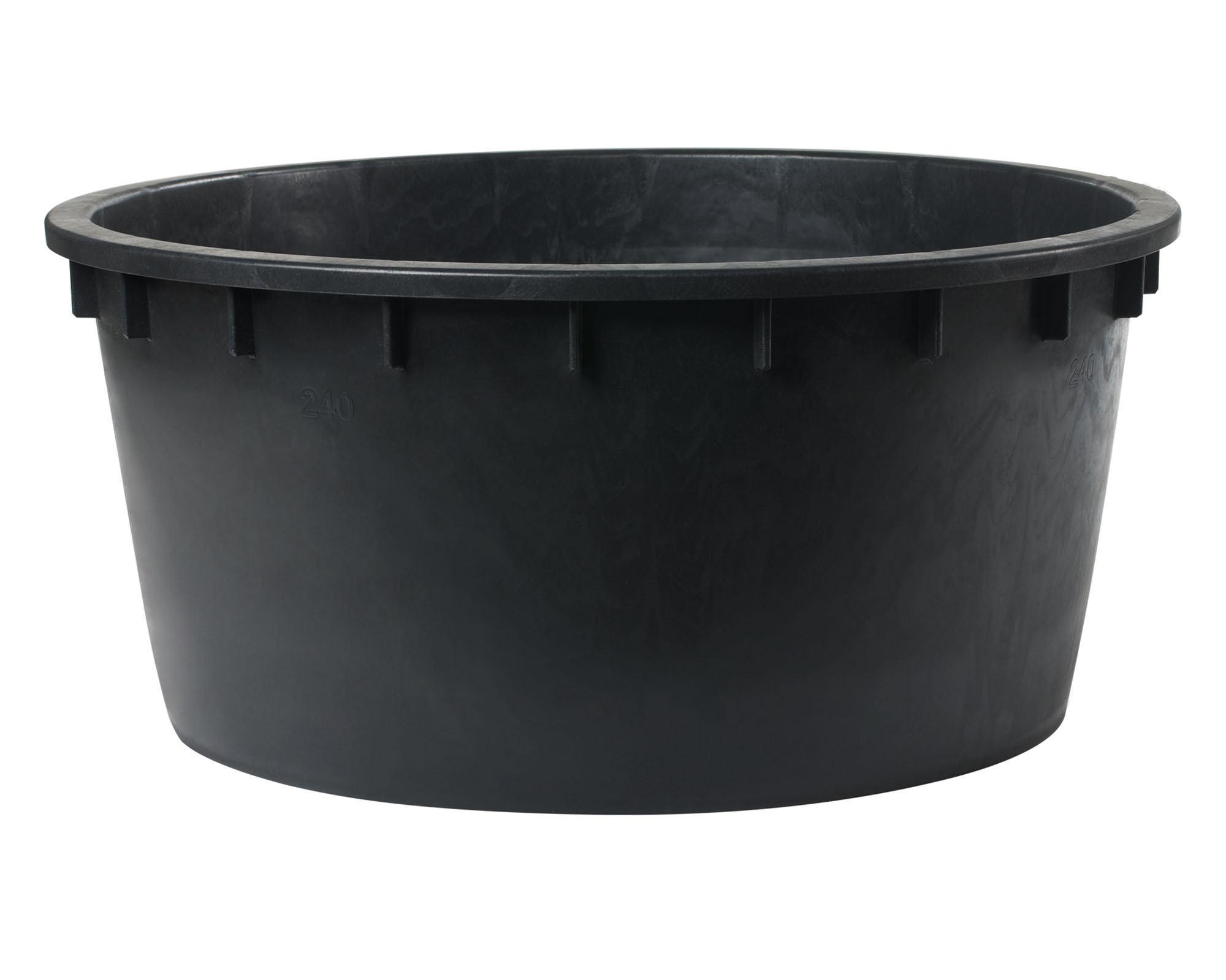 Mastellone Basso Antracite da 275L 35cm in Plastica