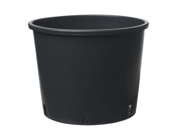 Vaso Quadrato Acquario Antracite D40cm in Plastica