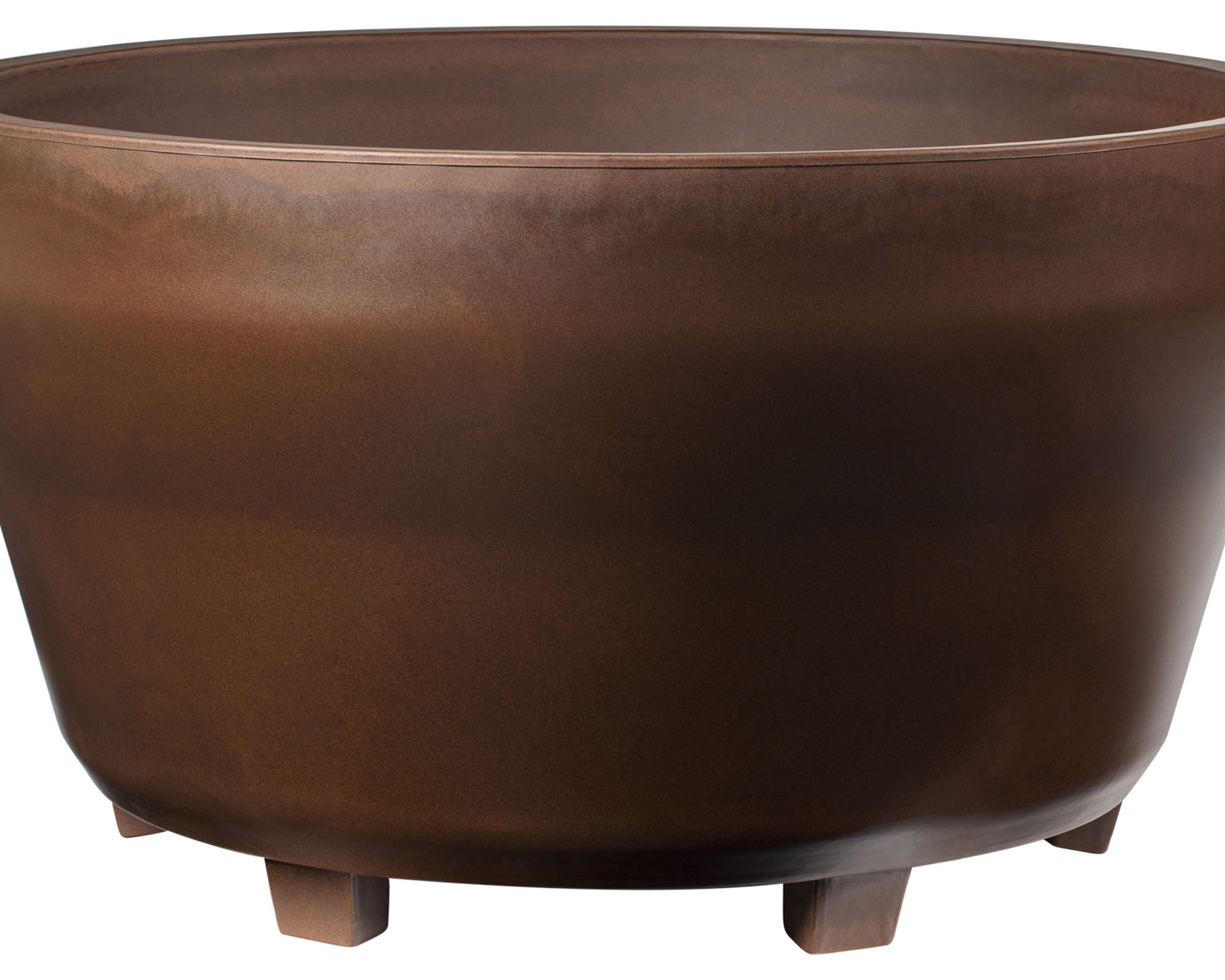 Vaso Tondo Jumbo Bronzo D100x56cm in Plastica - immagine 2