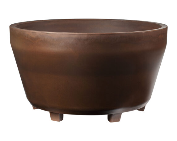 Vaso Tondo Jumbo Bronzo D100x56cm in Plastica