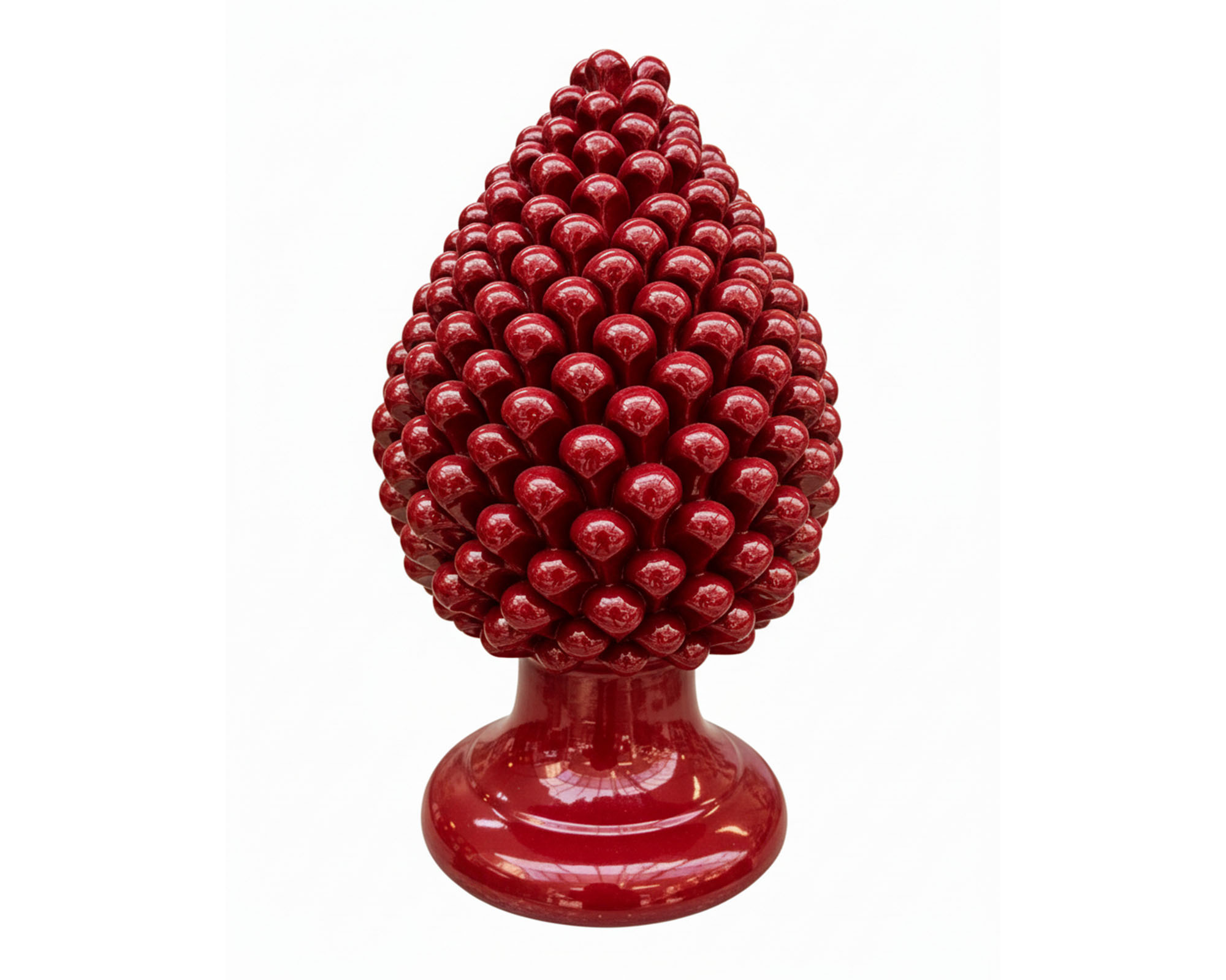 Pigna Decorativo Monocolore 40cm in Ceramica - immagine 2