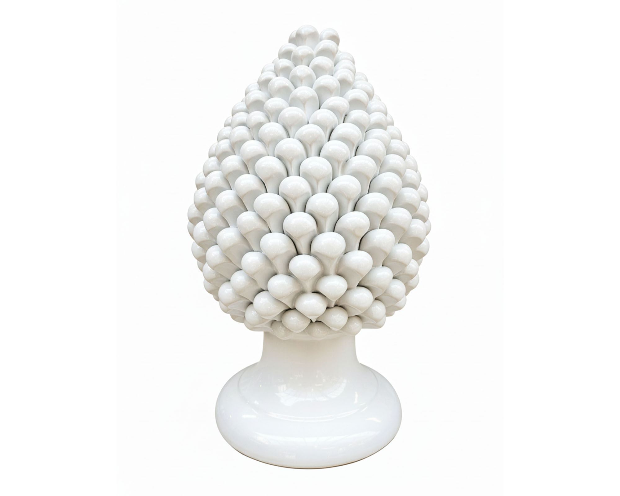 Pigna Decorativo Monocolore 40cm in Ceramica - immagine 5