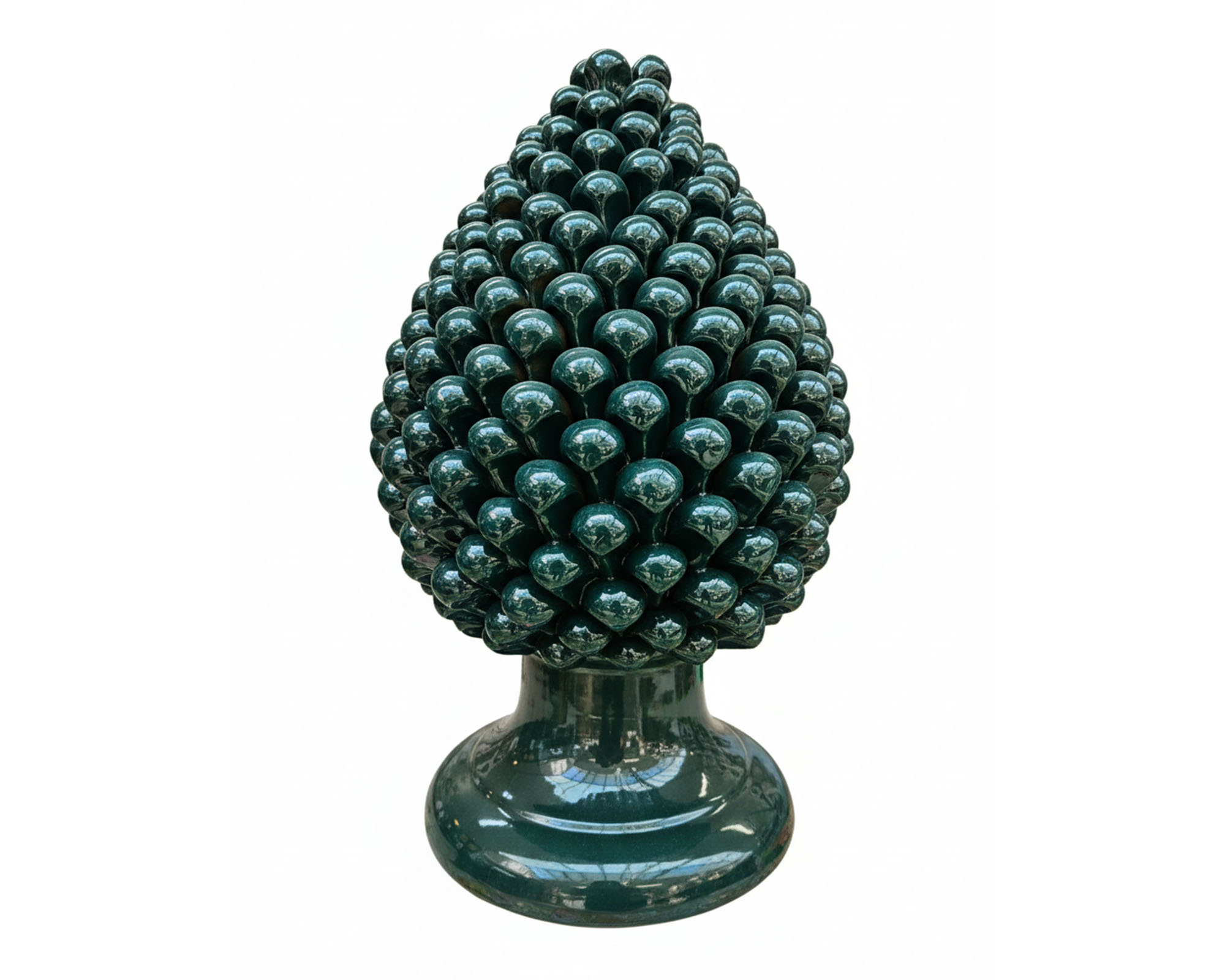 Pigna Decorativo Monocolore 40cm in Ceramica - immagine 4