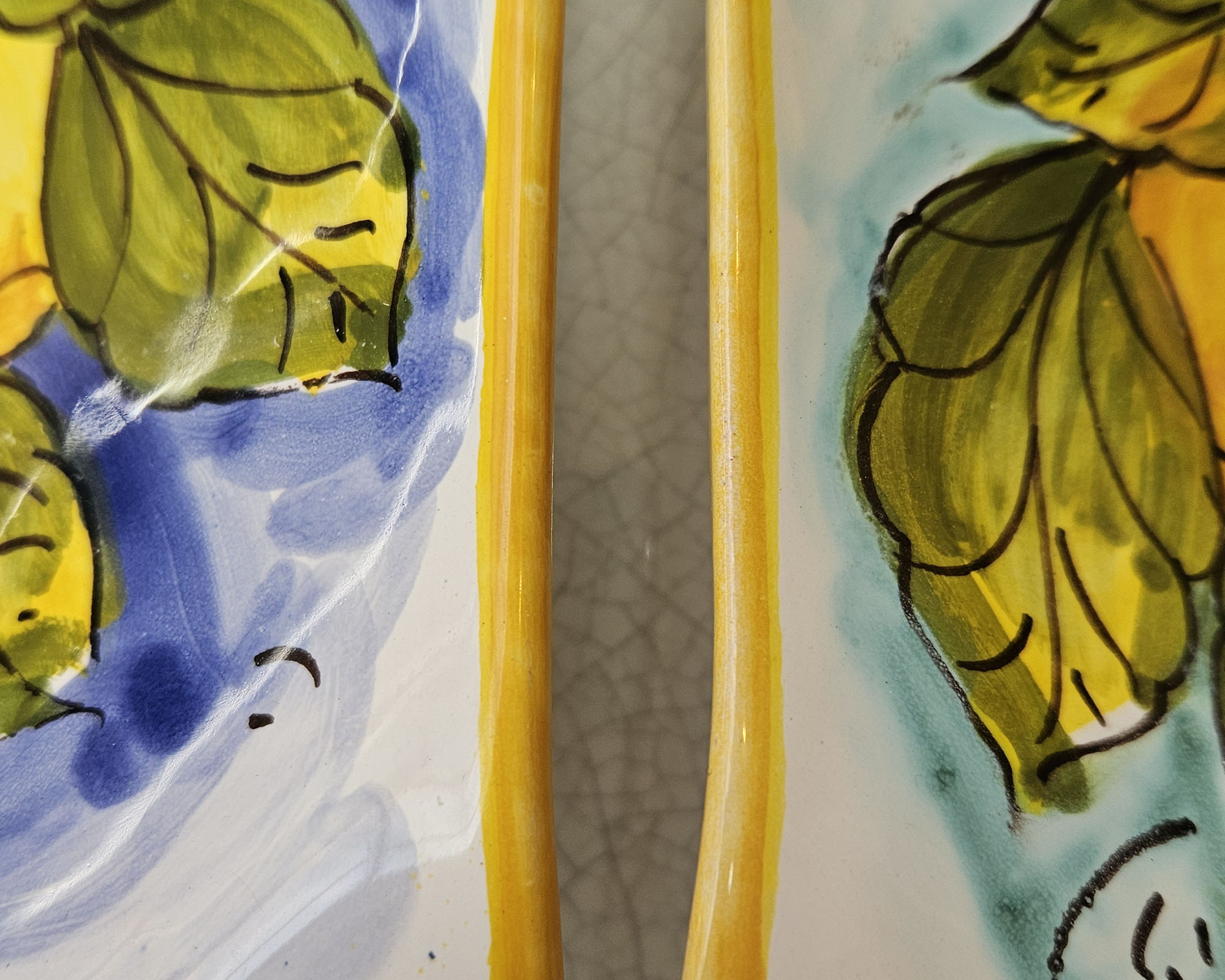 Svuota Taschea Punte Alte Dipinto a Mano Assortito in Ceramica - immagine 2