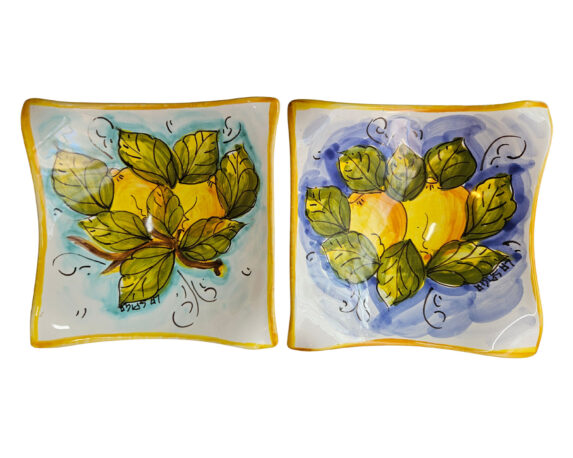 Svuota Taschea Punte Alte Dipinto a Mano Assortito in Ceramica