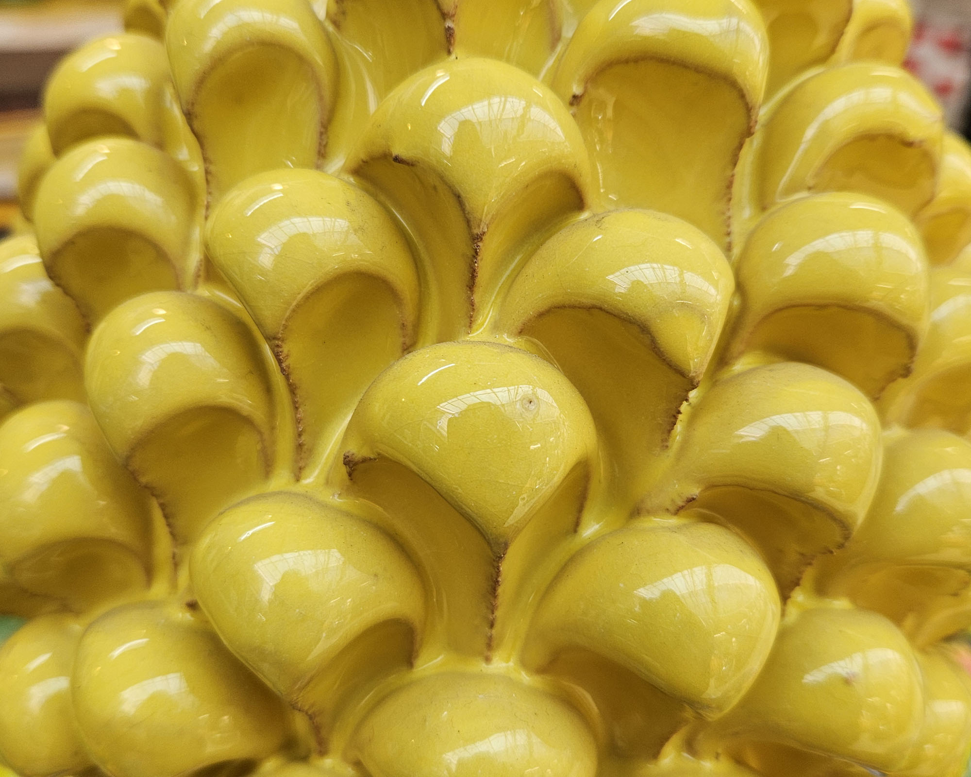 Pigna Decorativo Monocolore 35cm in Ceramica - immagine 6