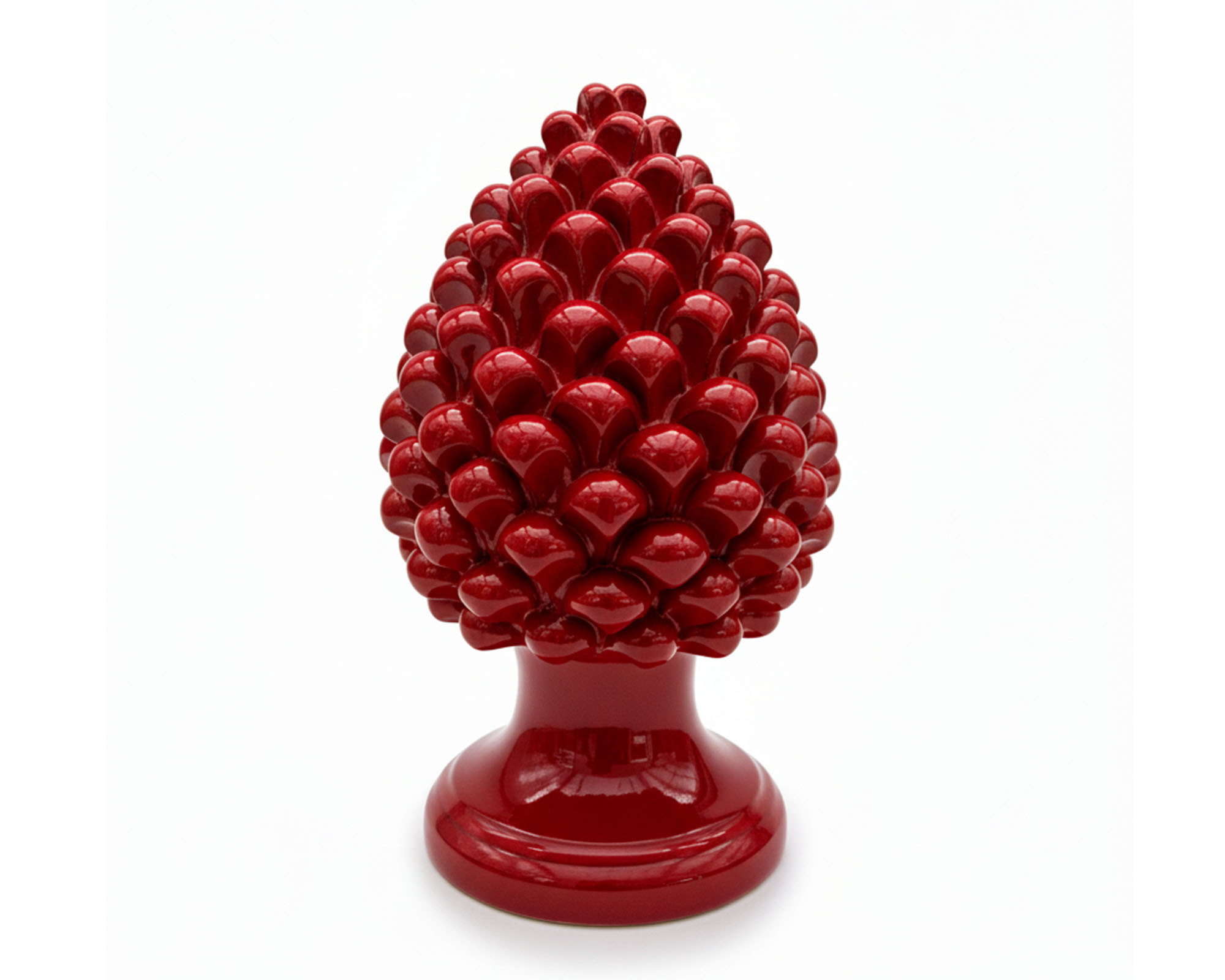 Pigna Decorativo Monocolore 35cm in Ceramica - immagine 4