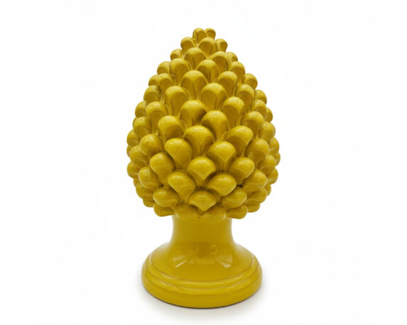 Pigna Decorativo Monocolore 35cm in Ceramica