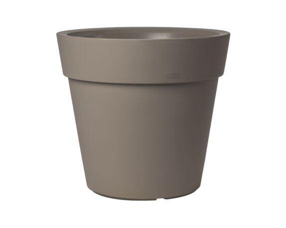 Vaso Tondo Lira Elite Tortora D28,5cm in Plastica