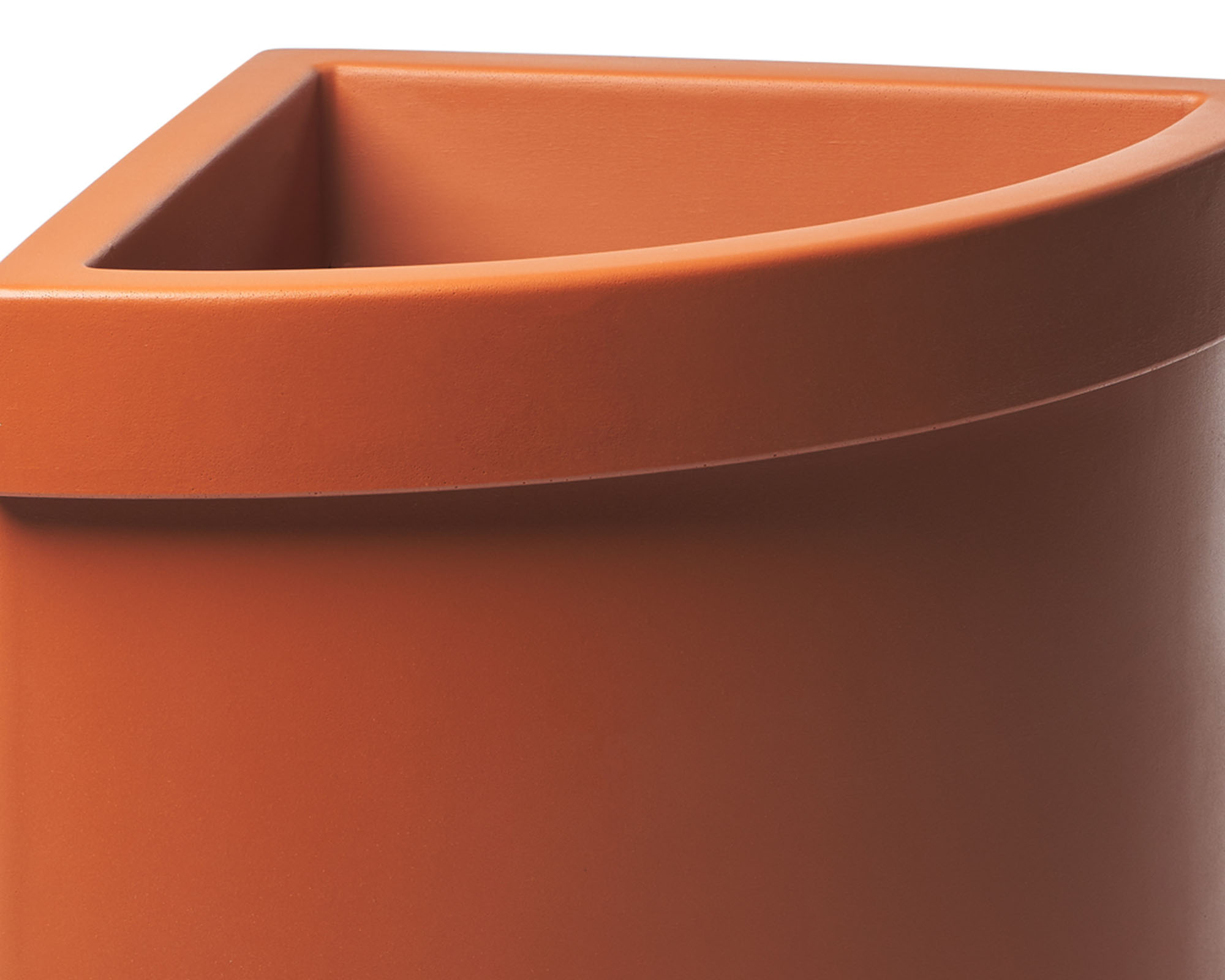 Vaso Vela ad Angolo Terracotta D50cm in Plastica - immagine 2