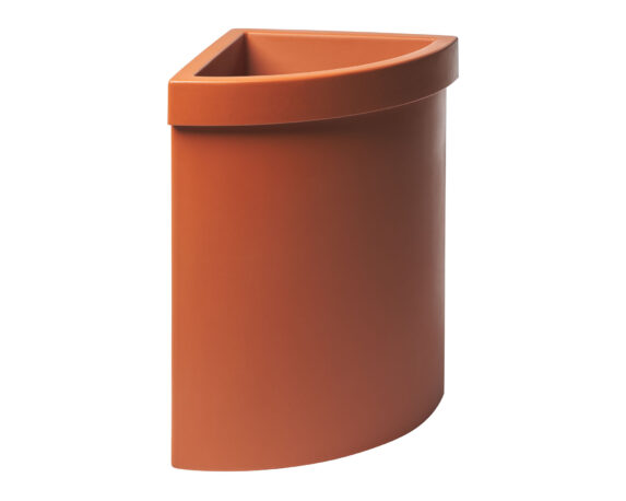 Vaso Vela ad Angolo Terracotta D50cm in Plastica