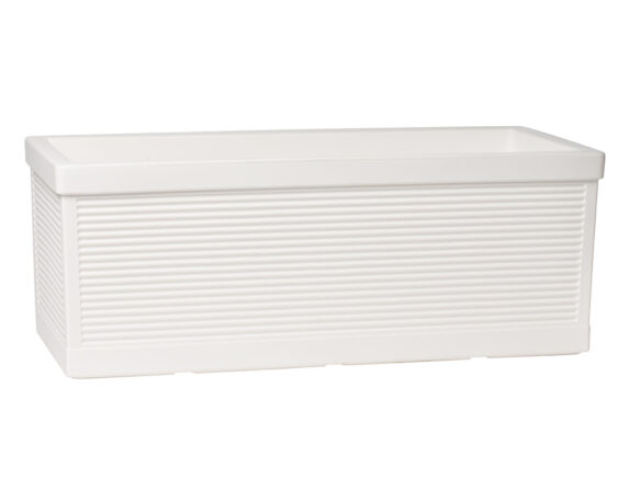 Cassetta Millerighe Bianco 100x38cm in Plastica