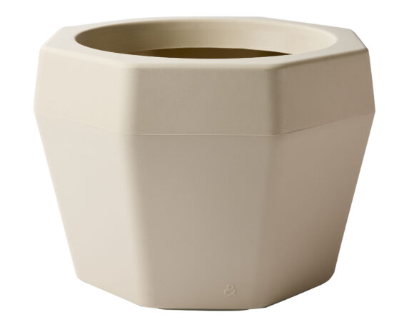 Vaso Talitha Bianco D90cm in Plastica