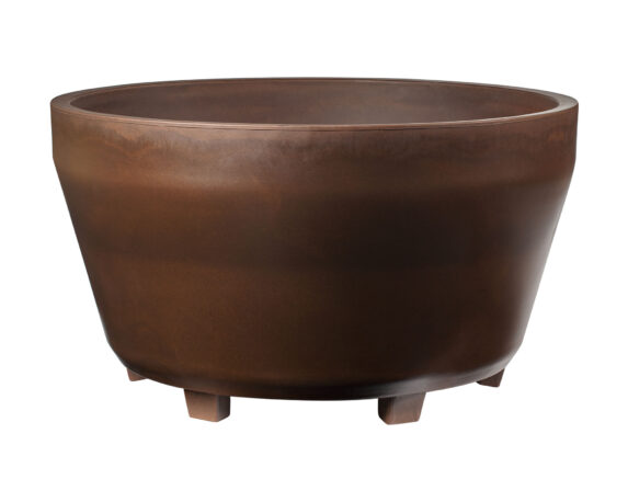 Vaso Tondo Jumbo Bronzo D63x44,5cm in Plastica