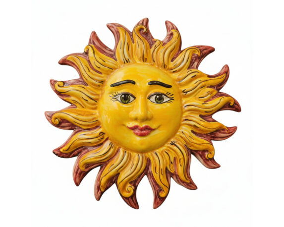 Sole Decorativa da Parete Assortito D27cm in Ceramica