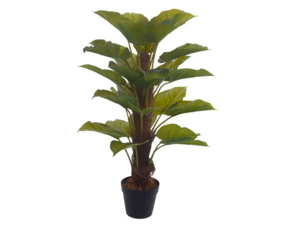 Photos con Vaso con 30 Foglie D45x85cm Pianta Artificiale in Plastica e Poliestere