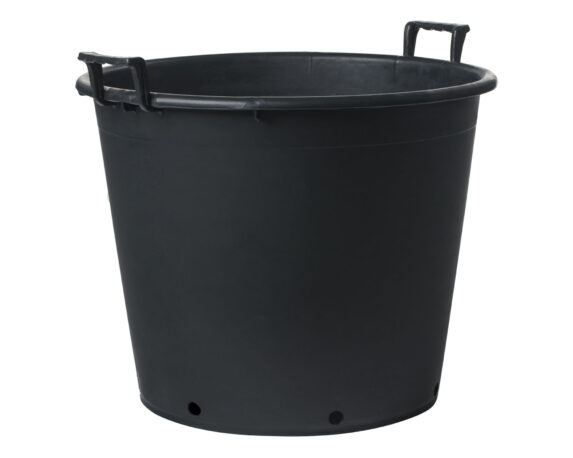 Mastello con Manico Nero da 70L 55cm in Plastica