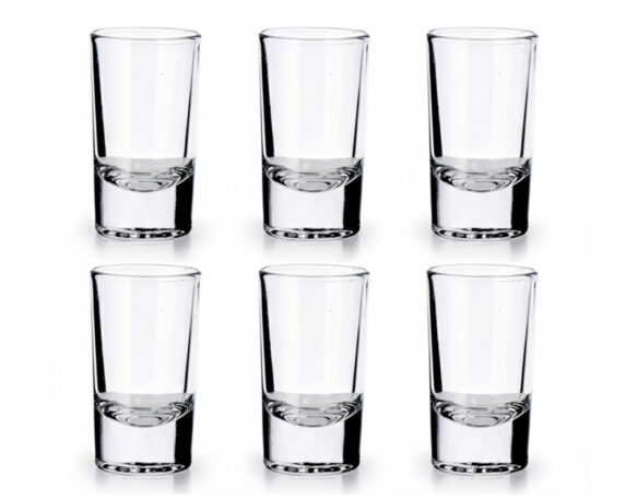 Set 6 Pz Bicchierini Matic da 33ml in Vetro