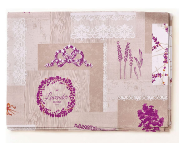 Tovaglia a Metraggio Lavander 20x140cm in Plastica