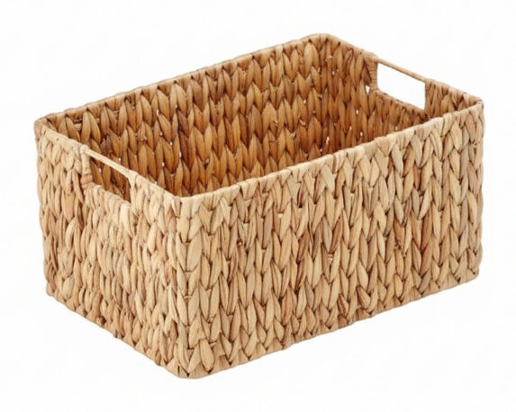Cesta Contenitore Elios Naturale M 33x21x18cm in Giacinto d’Acqua