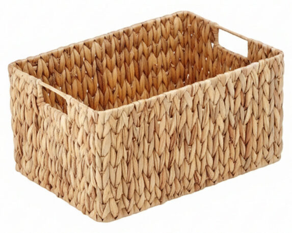 Cesta Contenitore Elios Naturale XL 43x31x22cm in Giacinto d’Acqua