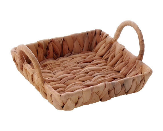 Vassoio Quadrato Elkins 17,5×17,5×8,5cm in Giacinto d’Acqua