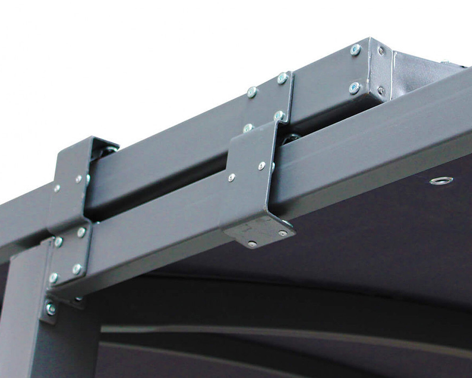 Gazebo Allungabile Tucson con Telo Grigio 3x3/6cm in Metallo e Poliestere - immagine 4