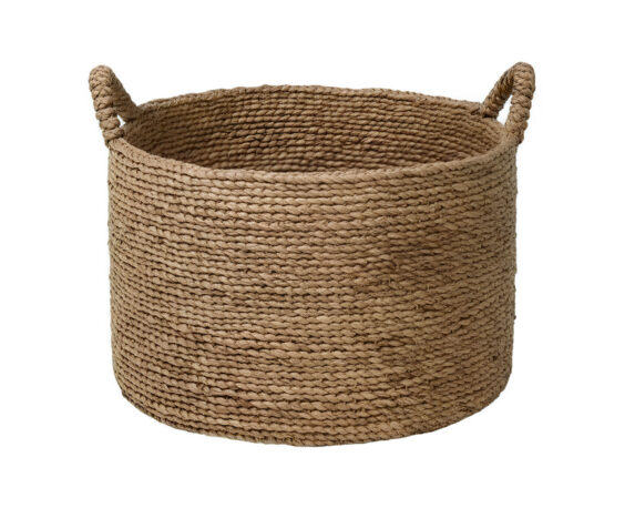 Cesta con Manici Naturale S D30x19cm Giacinto d’Acqua