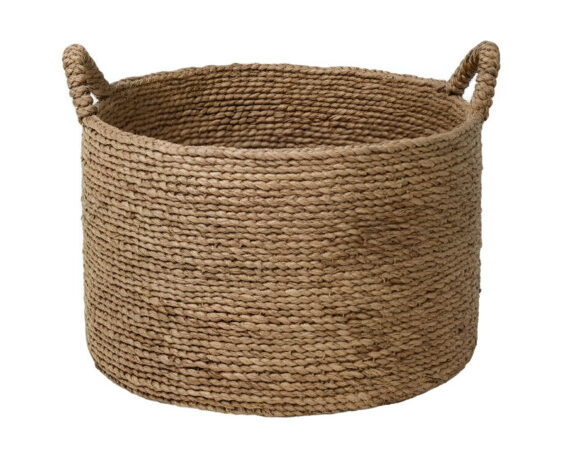 Cesta con Manici Naturale L D45x25cm Giacinto d’Acqua