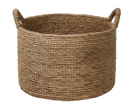 Cesta con Manici Naturale XL D50x30cm Giacinto d’Acqua