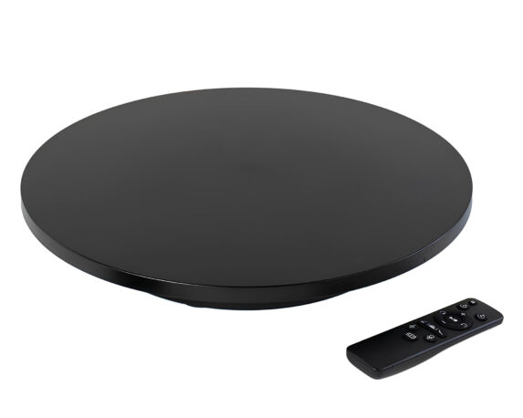 Base Girevole Max 120kg Nero D60cm in ABS