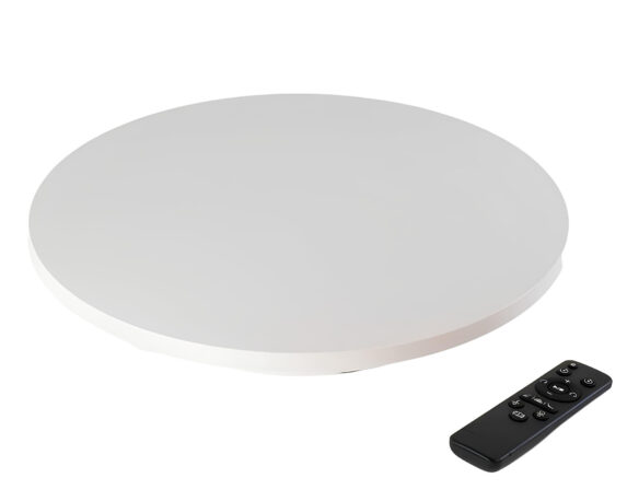 Base Girevole Max 120kg Bianco D60cm in ABS