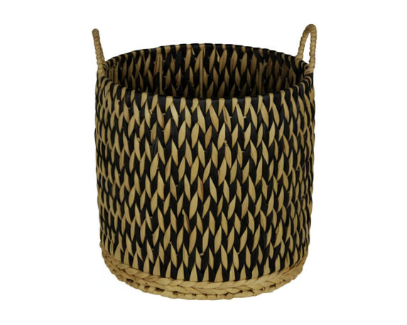 Cesta con Manici Naturale M D35x35cm Giacinto d’Acqua