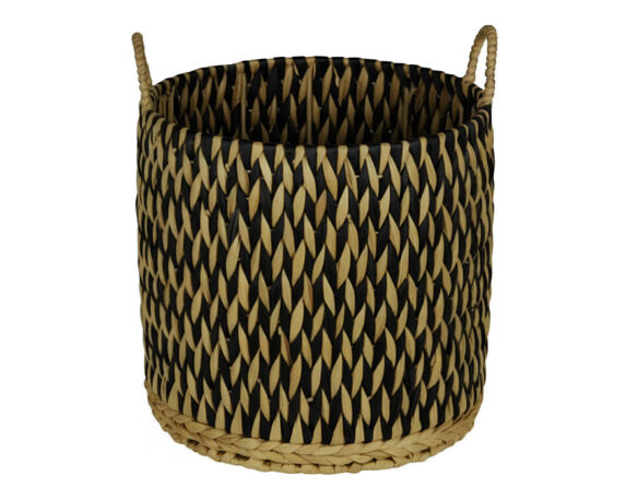 Cesta con Manici Naturale L D40x40cm Giacinto d’Acqua