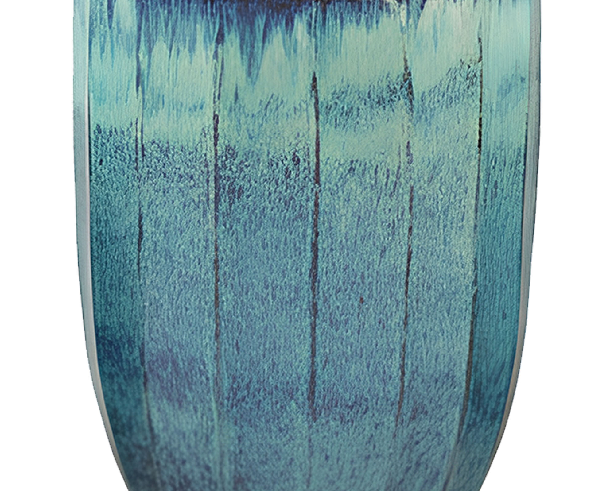 Cachepot Malaysia Turchese L D44x60cm in Ceramica - immagine 2