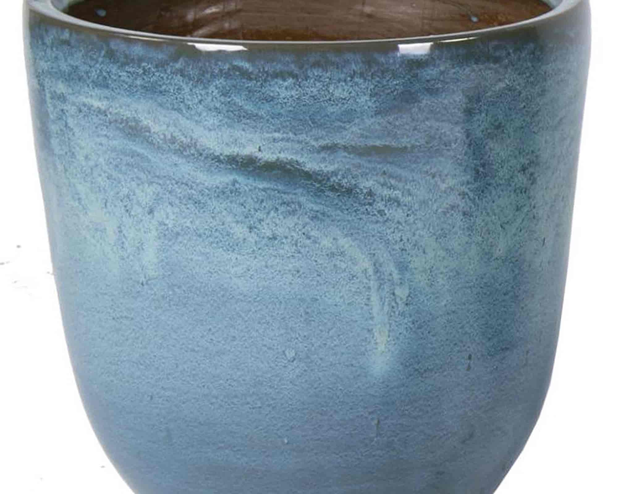 Cachepot Bullet M Celadon Smaltato D18x20cm in Ceramica - Mega Collections - immagine 2