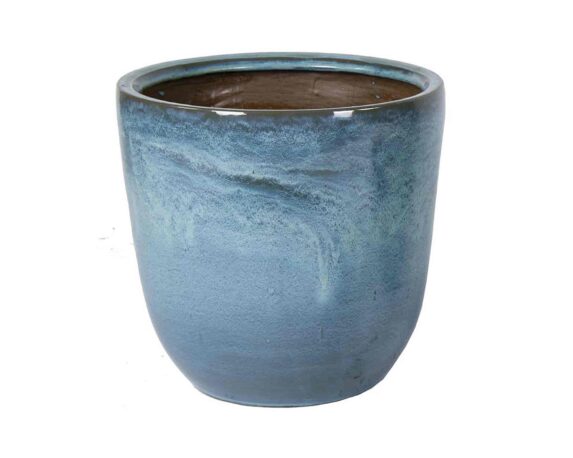 Cachepot Bullet M Celadon Smaltato D18x20cm in Ceramica – Mega Collections