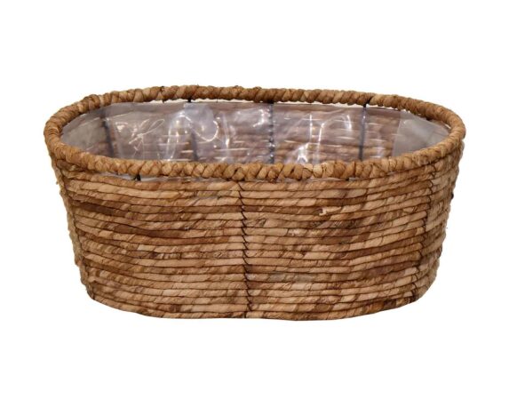 Cesta Ovale S Marrone 24x15x9cm in Rattan – Mega Collections