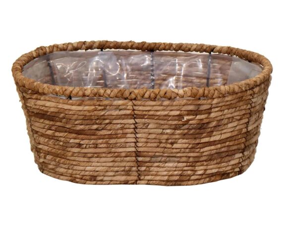Cesta Ovale L Marrone 36x28x13cm in Rattan – Mega Collections