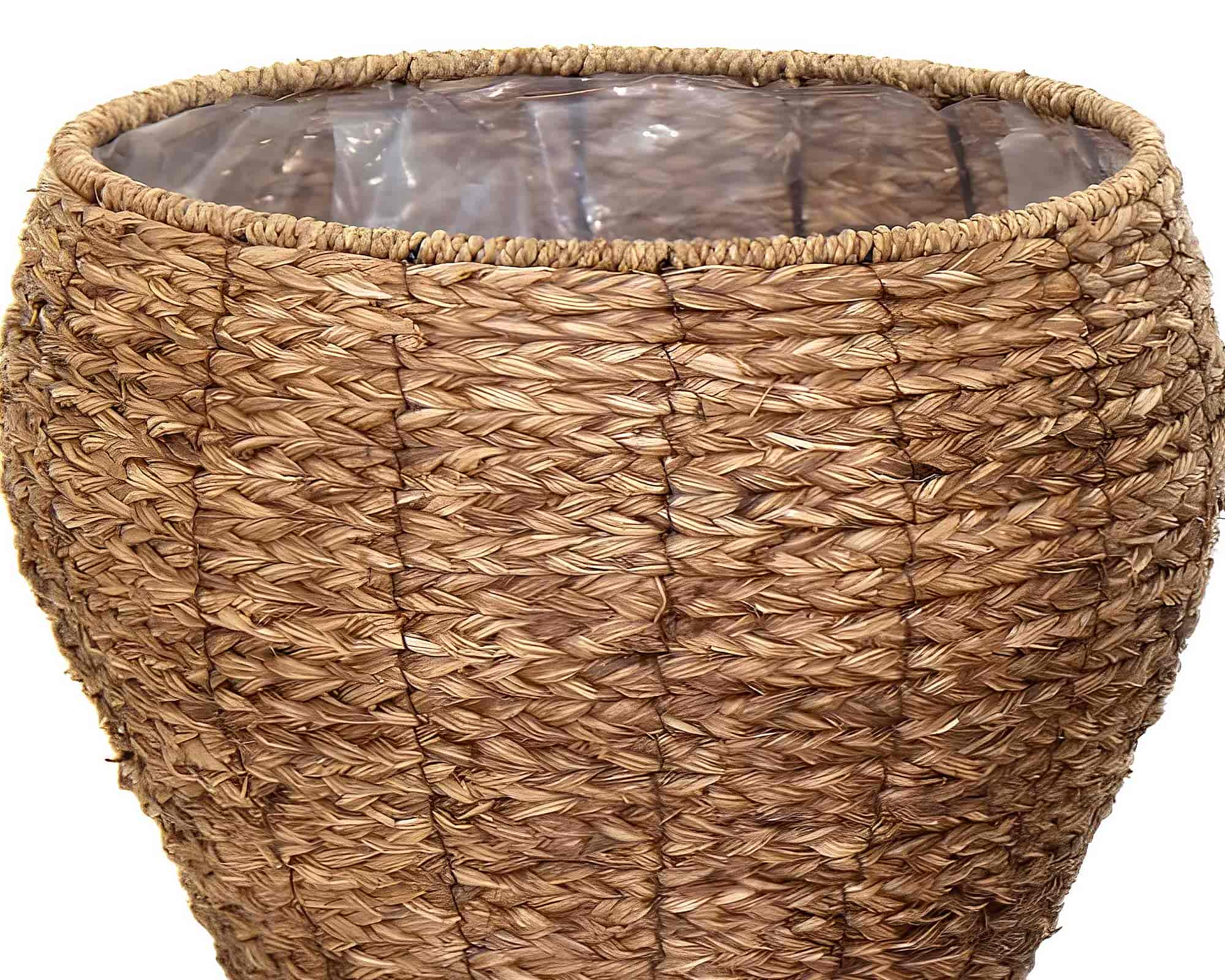 Cesta Braid L Marrone D35x30cm in Rattan - Mega Collections - immagine 2