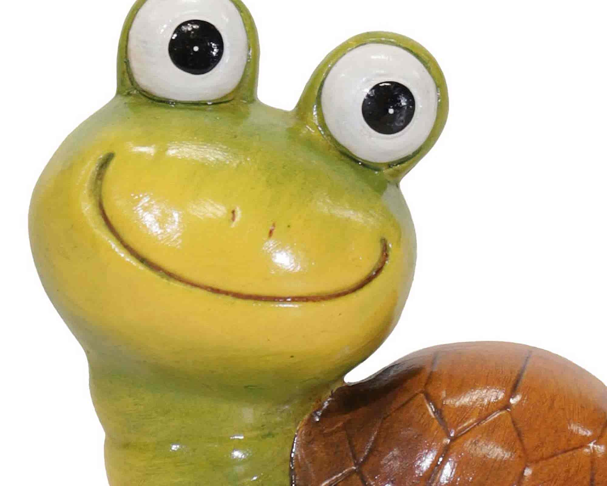 Decorazione Tartaruga 9x6,5x9cm in Argilla - Mega Collections - immagine 2