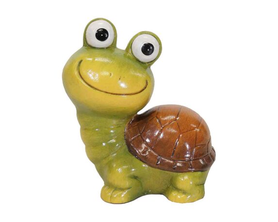 Decorazione Tartaruga 9×6,5x9cm in Argilla – Mega Collections