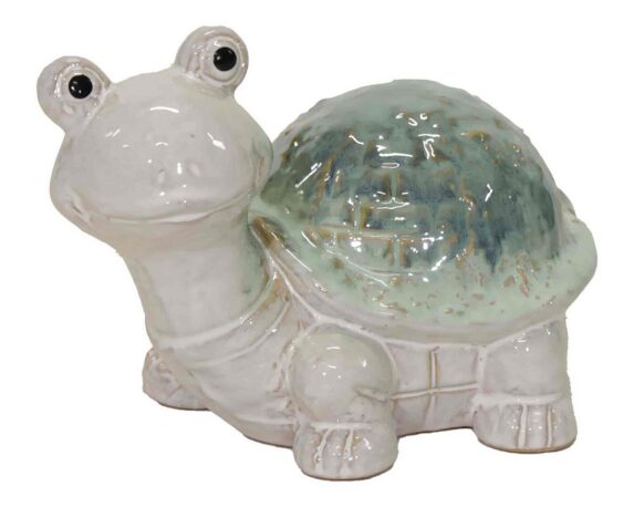 Decorazione Tartarughina 21,5×15,5x15cm in Argilla – Mega Collections