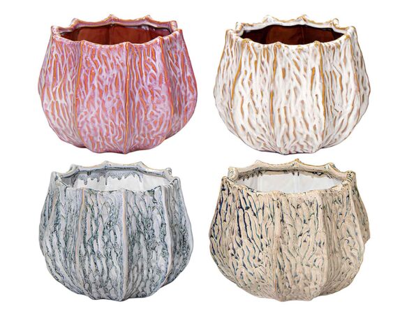 Cachepot Fave Callas Mix Color D25x19cm in Ceramica – Mega Collections