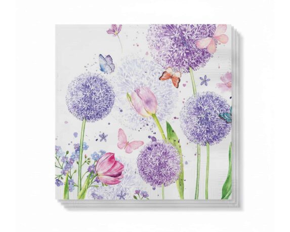 Tovaglioli Eleganti Flower Beauty 25x25cm in Carta