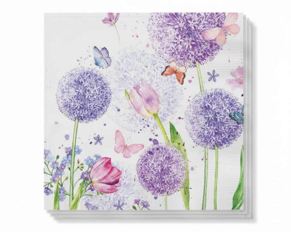 Tovaglioli Eleganti Flower Beauty 33x33cm in Carta