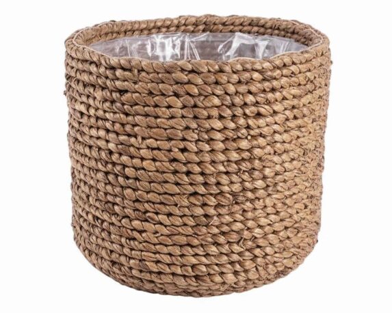 Cesta Naturale L D28x24cm in Giacinto d’Acqua